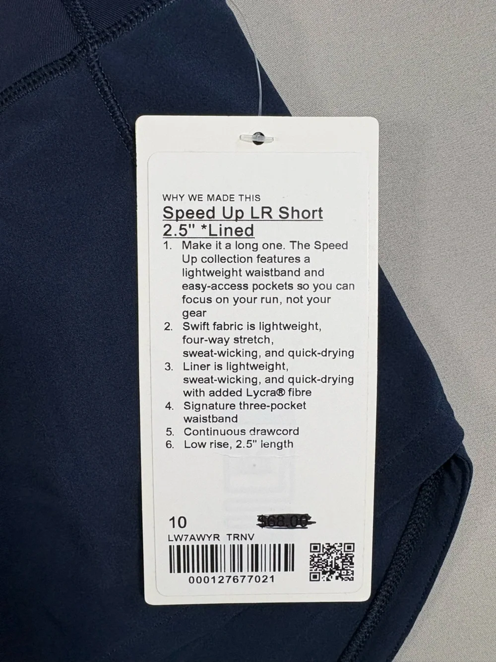 Lululemon Women's Speed Up Shorts Low-Rise, Lined, 2.5" Size 10 NWT Athletic - Picture 4 of 11